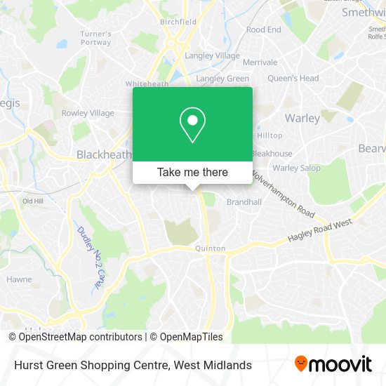 How to get to Hurst Green Shopping Centre in Halesowen North by bus