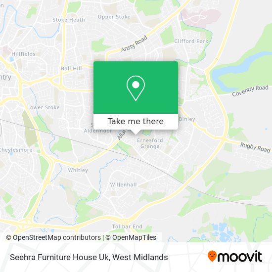 How to get to Seehra Furniture House Uk in Binley And Willenhall by Bus?