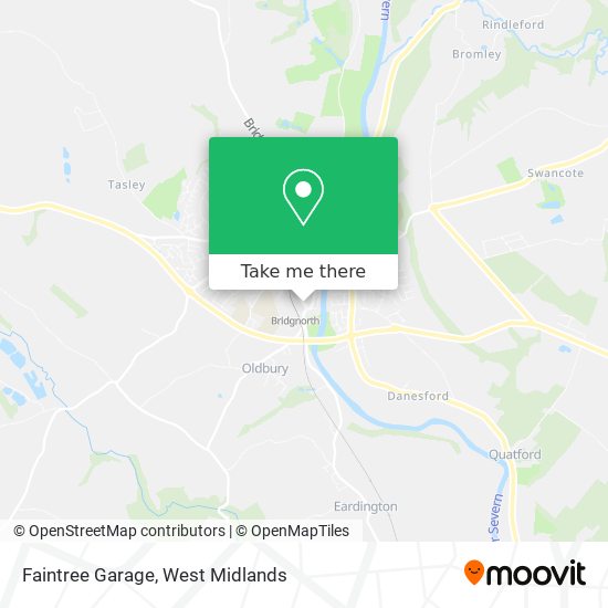 How to get to Faintree Garage in Bridgnorth West And Tasley Ed by Bus?