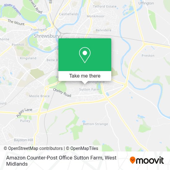 How to get to Amazon CounterPost Office Sutton Farm in Bayston Hill