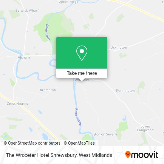 How to get to The Wroxeter Hotel Shrewsbury in Severn Valley Ed by bus or train?