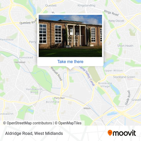 Directions to Aldridge Road by bus or train