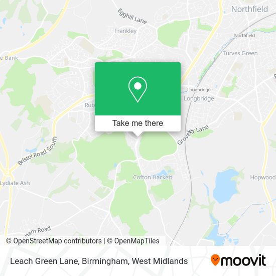 How to get to Leach Green Lane, Birmingham in Rubery & Rednal by bus or