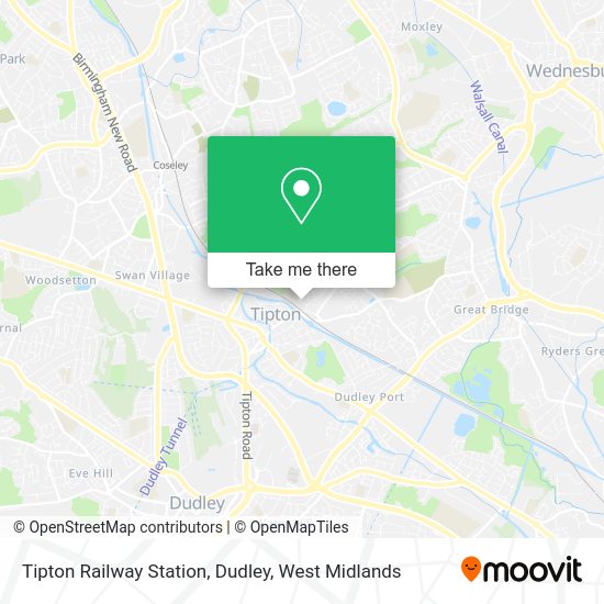 Tipton Railway Station, Dudley Directions by bus or train