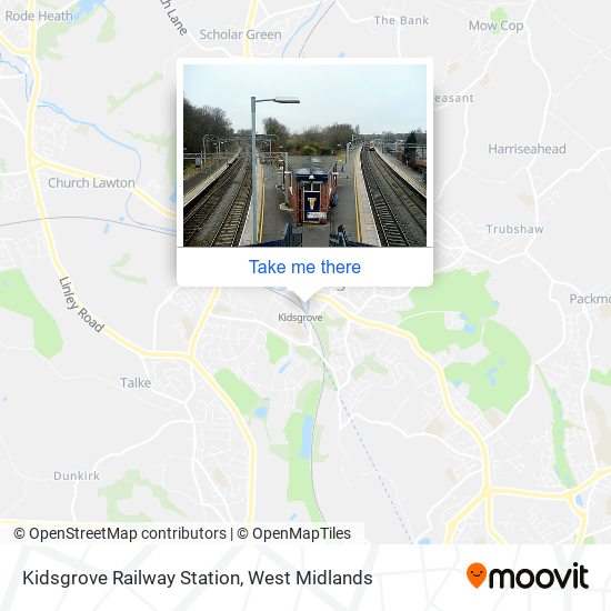 How to get to Kidsgrove Railway Station in Kidsgrove & Ravenscliffe by