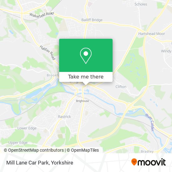 How to get to Mill Lane Car Park in Halifax by Bus?