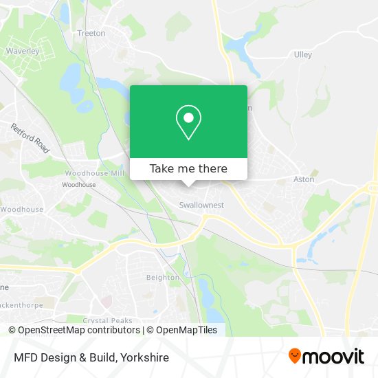 How to get to MFD Design & Build in Aston Cum Aughton by Bus, Train or