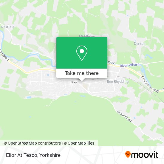 How to get to Elior At Tesco in Ilkley by Bus or Train?