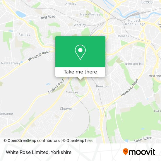 How to get to White Rose Limited in Leeds by Bus or Train?