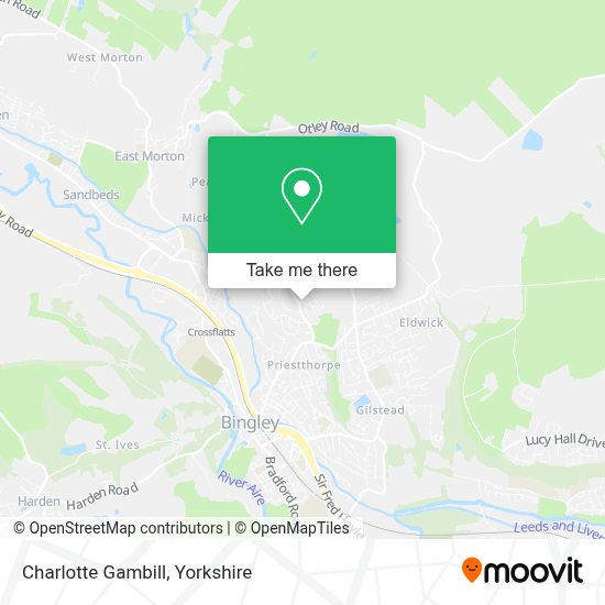 How to get to Charlotte Gambill in Bingley by Bus or Train?