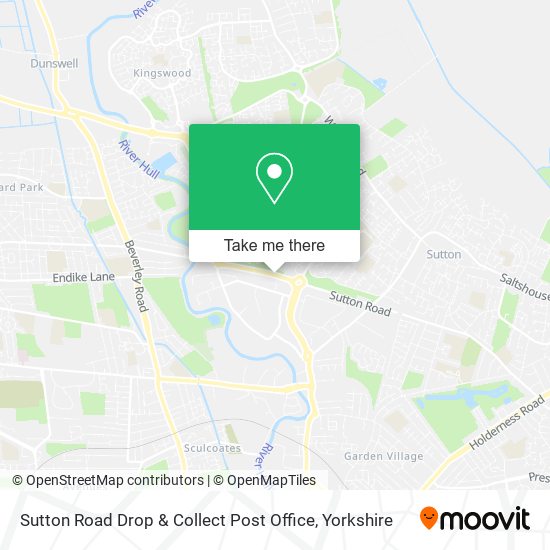How to get to Sutton Road Drop & Collect Post Office in Hull by Bus or