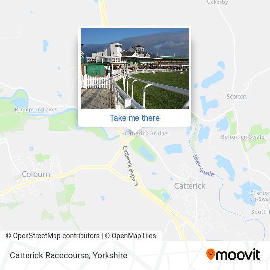 How to get to Catterick Racecourse in Brough With St. Giles by bus?