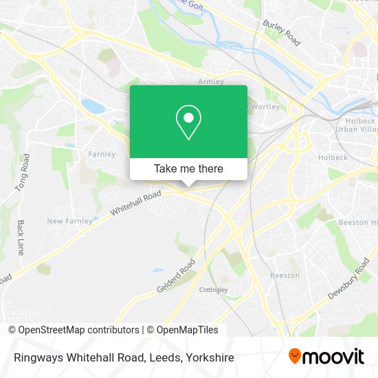 How to get to Ringways Whitehall Road, Leeds by bus or train?
