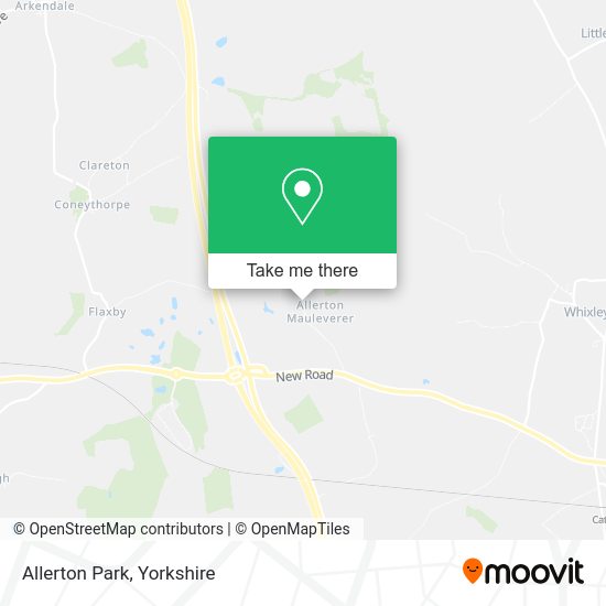 How to get to Allerton Park in Allerton Mauleverer With Hopperton by bus?