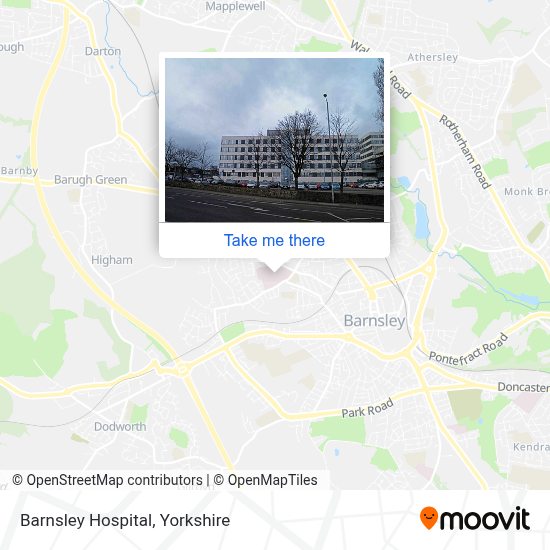How to get to Barnsley Hospital in Barnsley by Bus, Train or Light rail Moovit