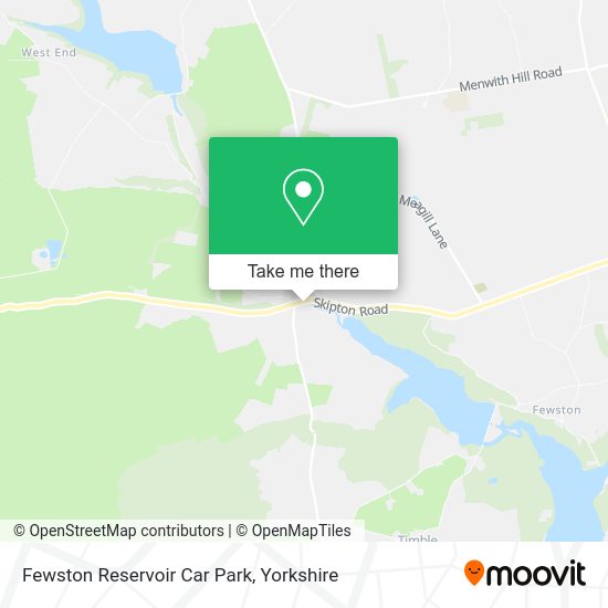 How to get to Fewston Reservoir Car Park in Blubberhouses by bus?