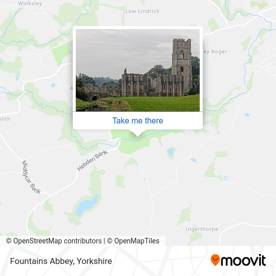 How to get to Fountains Abbey in Lindrick With Studley Royal And