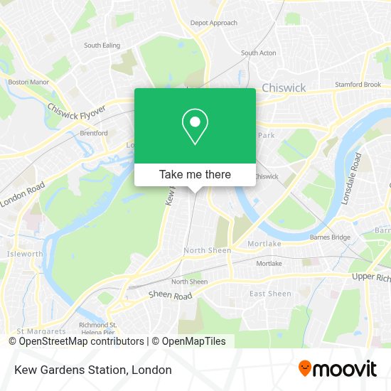 How to get to Kew Gardens Station by bus, Tube or train?