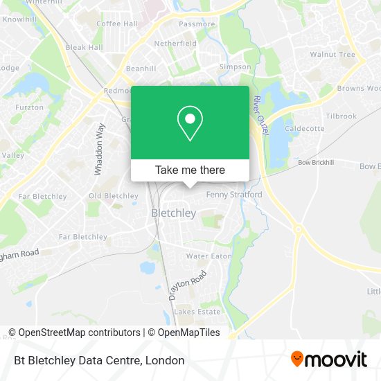 How to get to Bt Bletchley Data Centre in Bletchley (M Keynes) by bus