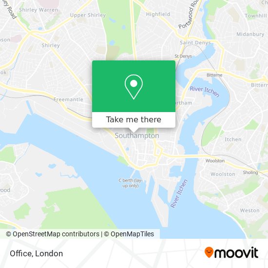 How to get to Office in London by train or bus?