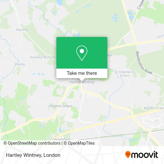 How to get to Hartley Wintney by train or bus?