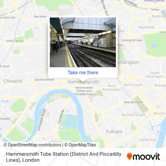 How to get to Hammersmith Tube Station (District And Piccadilly Lines