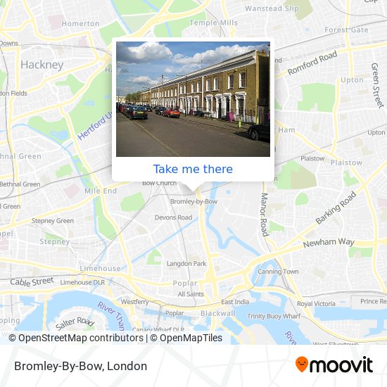 How to get to BromleyByBow by Bus, Tube or Train?