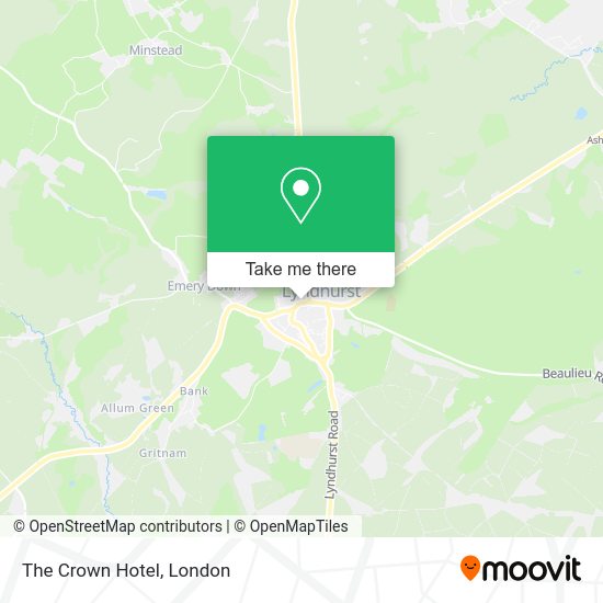 How to get to The Crown Hotel in London by bus or train?