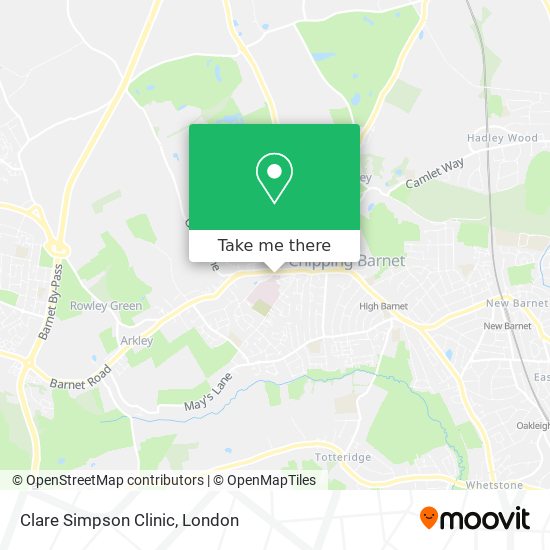 How to get to Clare Simpson Clinic in by Bus, Tube or Train?