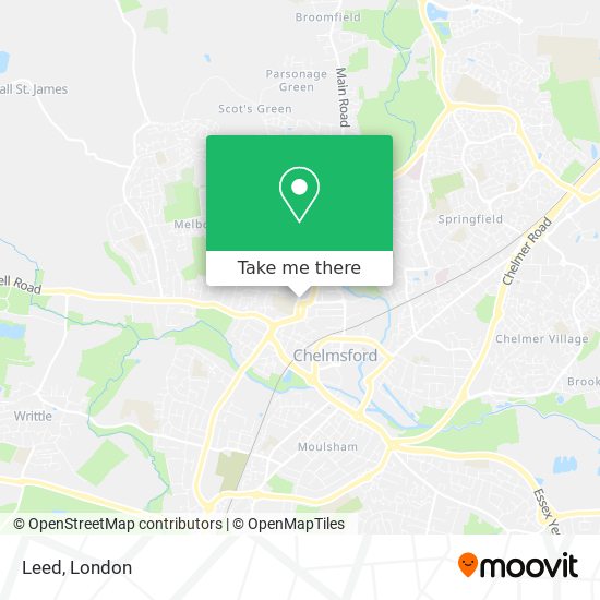 How to get to Leed in Chelmsford by Bus, Train or Tube?