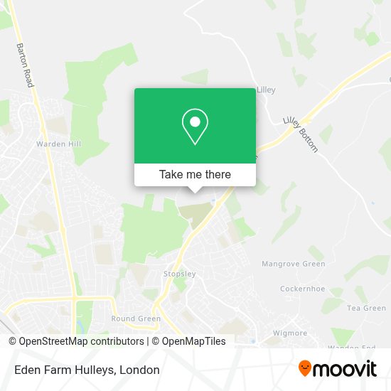 How to get to Eden Farm Hulleys in Luton by Bus or Train?