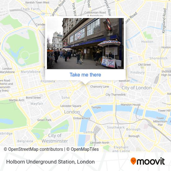 How to get to Holborn Underground Station in Bloomsbury by bus, Tube or