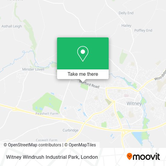 How to get to Witney Windrush Industrial Park in West Oxfordshire by