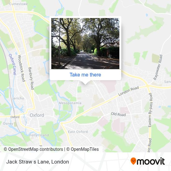 How to get to Jack Straw s Lane in Oxford by bus or train?