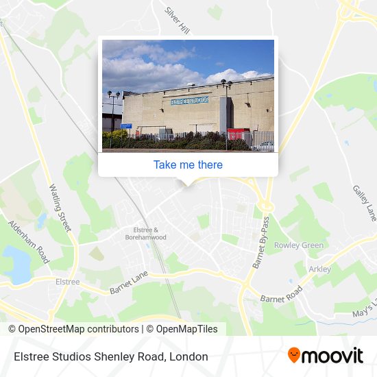 How to get to Elstree Studios Shenley Road in Borehamwood by Bus, Train