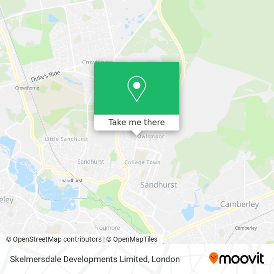How to get to Skelmersdale Developments Limited in Sandhurst by Bus or