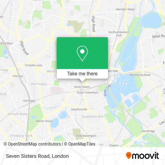 How to get to Seven Sisters Road in South Tottenham by Tube, Bus or Train?