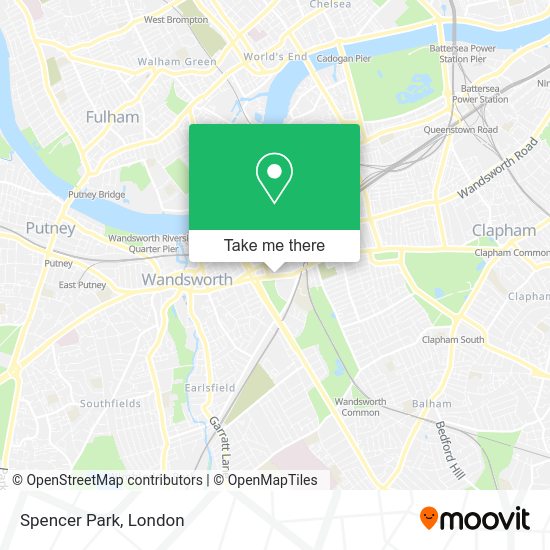 How to get to Spencer Park in Wandsworth by Bus, Train, Tube or Tramlink?