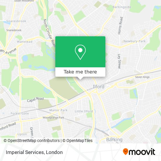 How to get to Imperial Services in Gants Hill by Train, Bus, DLR or Tube?