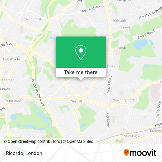 How to get to Ricordo in Gants Hill by Bus, Train, Tube or DLR?