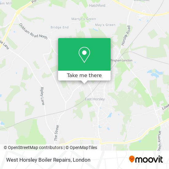 Directions To 81 South How to get to West Horsley Boiler Repairs in Guildford by Train or Bus?