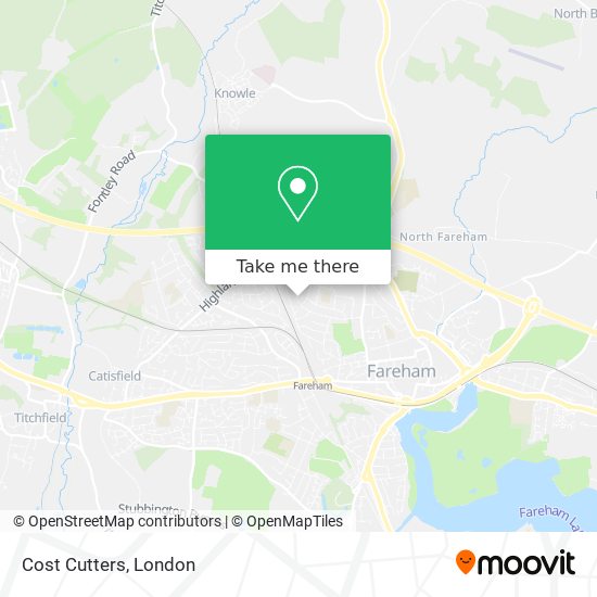 How to get to Cost Cutters in London by Train or Bus?