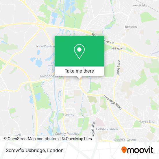 How to get to Screwfix Uxbridge by Bus, Tube or Train?