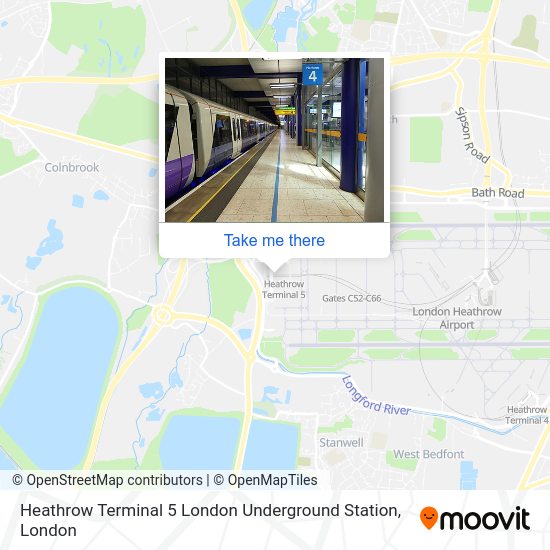 How to get to Heathrow Terminal 5 London Underground Station by bus