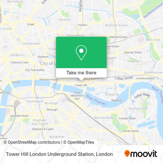 How to get to Tower Hill London Underground Station in London by Tube