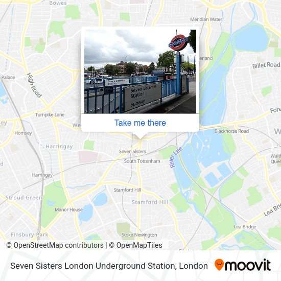 How to get to Seven Sisters London Underground Station in South