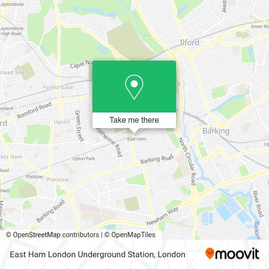 How to get to East Ham London Underground Station by Tube, bus, train