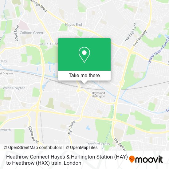 How to get to Heathrow Connect Hayes & Harlington Station (HAY) to