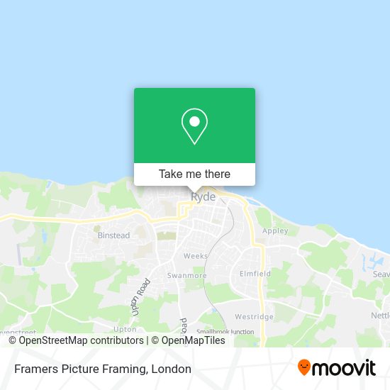 How to get to Framers Picture Framing in London by Train, Bus or River Bus?