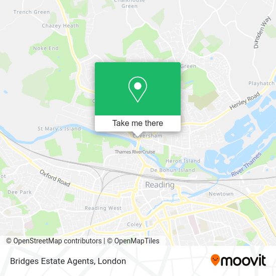 How to get to Bridges Estate Agents in Reading by Bus or Train?